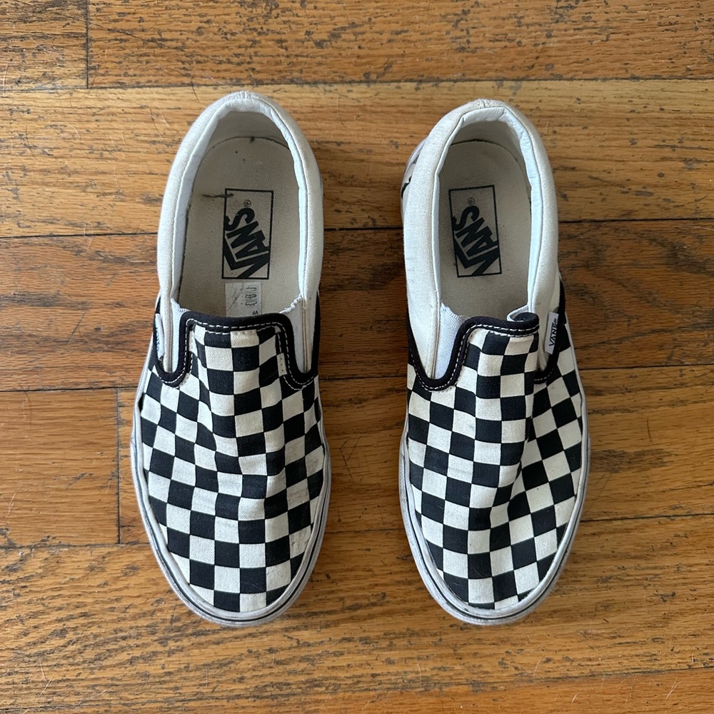 Vans Checkered Slip Ons (Women’s 7.5)
